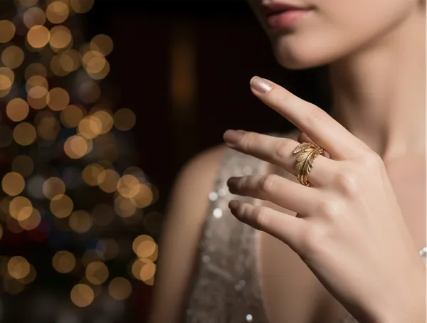 Antique_Gold_Elven_Leaf_Antique_Band_Ring_For_Women